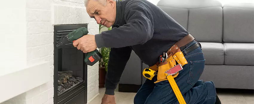 New Indoor Fireplace Installation in Anderson, Indiana
