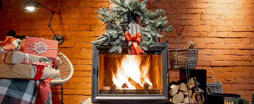 Travis Industries Linear Gas Fireplace Installation in Anderson, Indiana