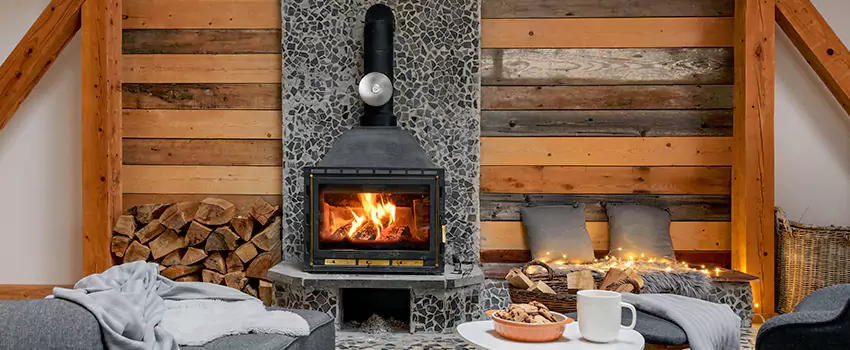 Thelin Hearth Products Direct Vent Gas Stove Fireplace Inspection in Anderson, Indiana
